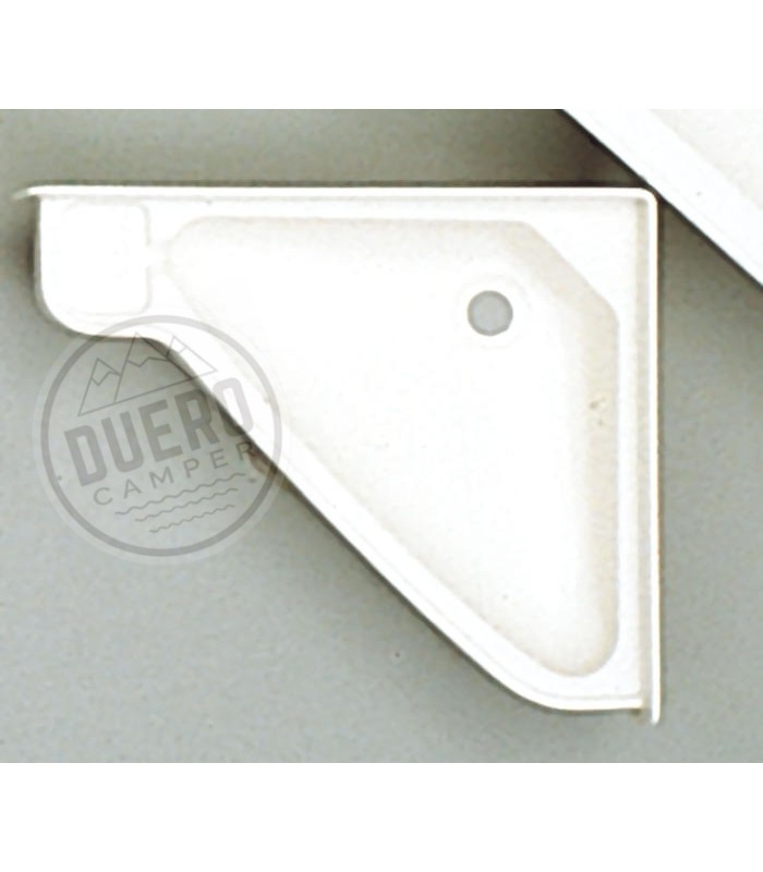 Fregadero de esquina - pequeño, abs color: blanco /41.5x35cm